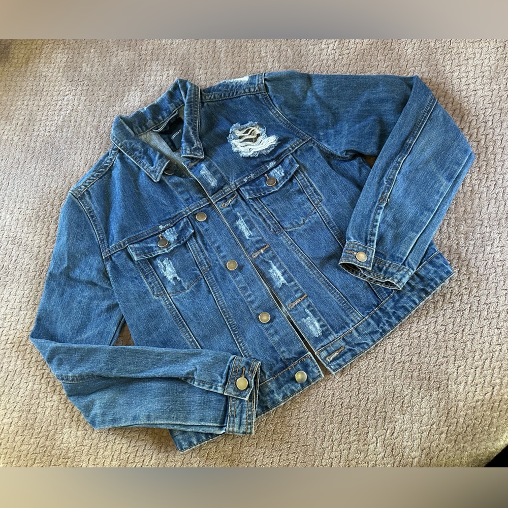 jean jacket women size medium